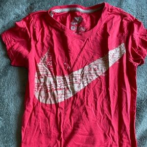Pink Nike tee